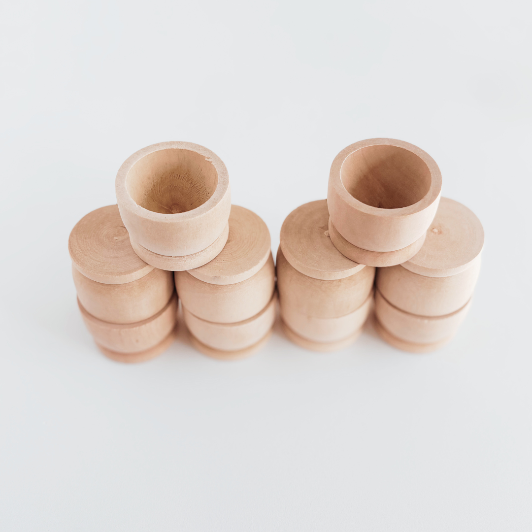 Set of 10 Discovery Cups | Open-Ended Play & Imaginative Exploration | Ages 3+