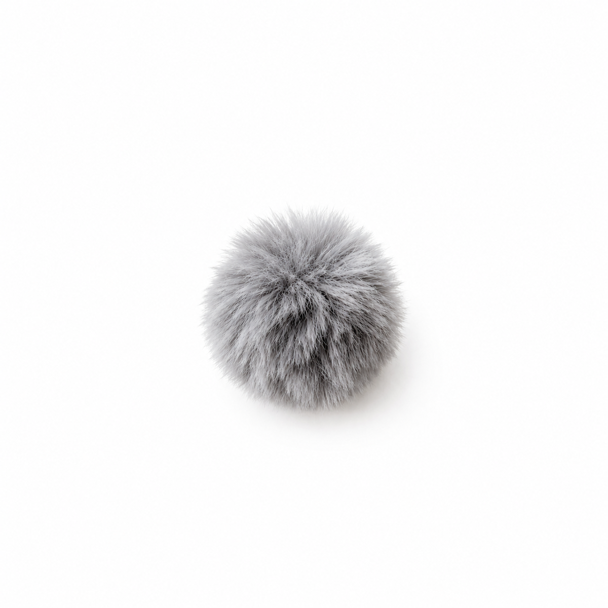 Grey Pom Pom | A Soft Sensory Resource for Tactile Play | Ages 0+