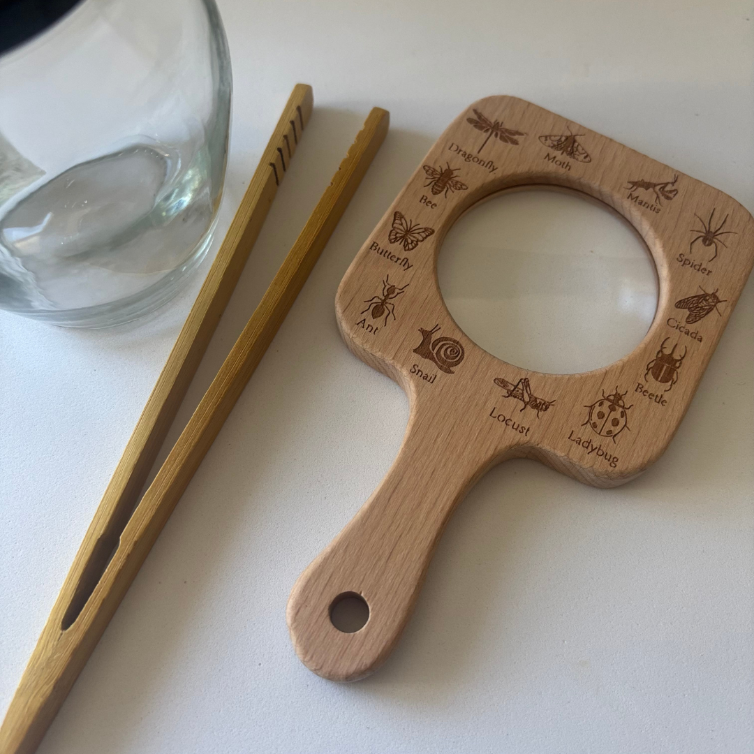 Wooden Bug Magnifying Glass