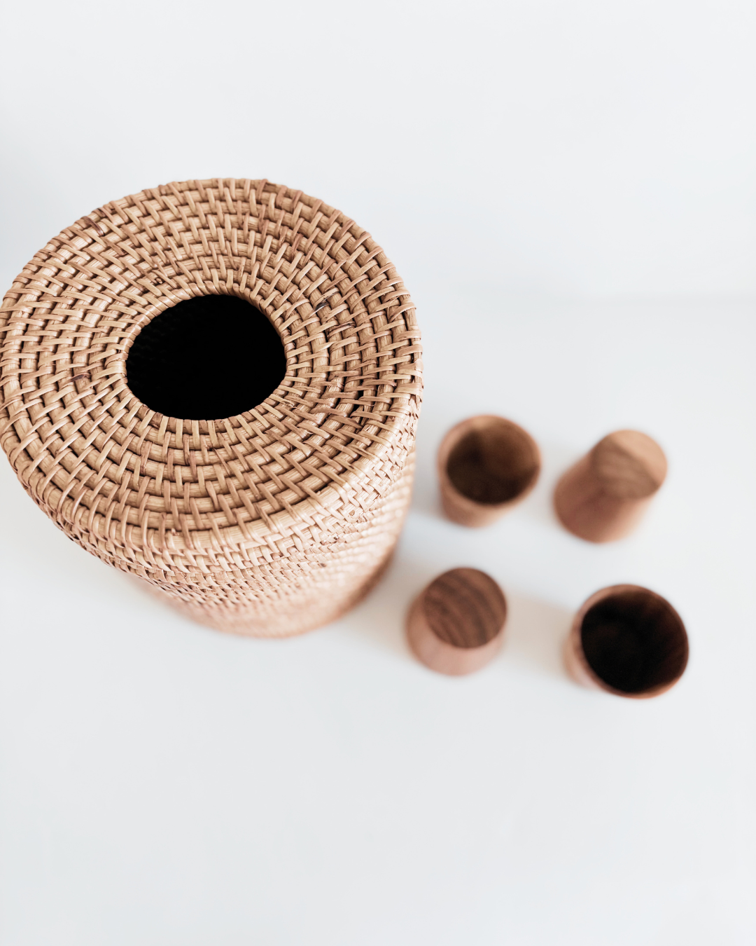 Woven Posting Basket Set – 5 Pieces | Enclosure & Posting Play