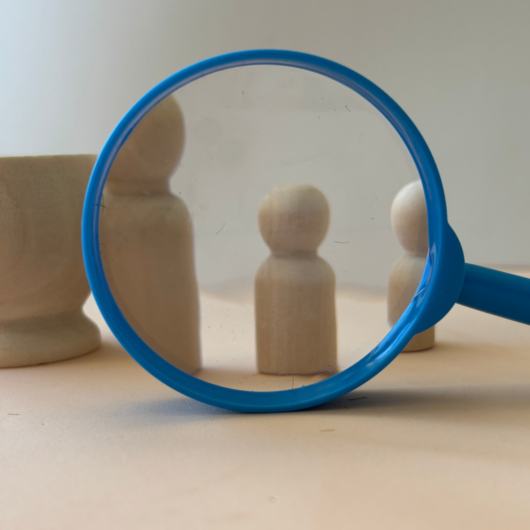 Natural wooden people