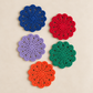 Crochet Flowers |Tactile Loose Parts | Open-Ended Play Set | Textural Sensory Exploration