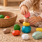 Wooden Stacking Stones | Montessori Balancing Blocks | Open-Ended Toy | Ages 1+