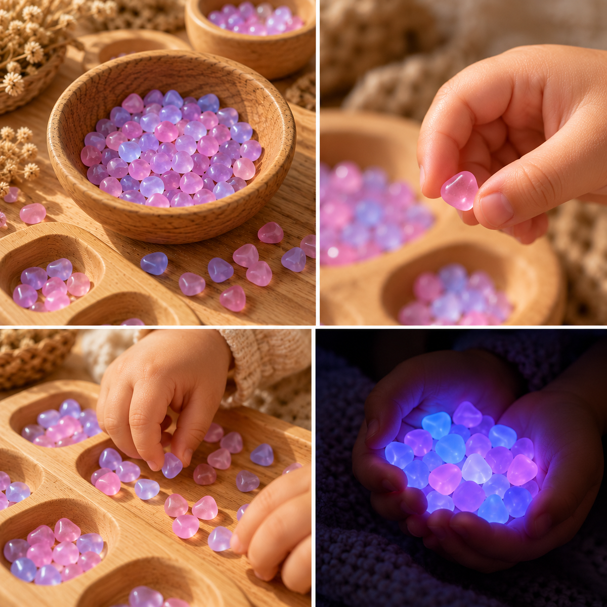 200g of Glow in the Dark Treasure | Magical Play & Exploration | Ages 3+