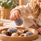 Grey Pom Pom | A Soft Sensory Resource for Tactile Play | Ages 0+