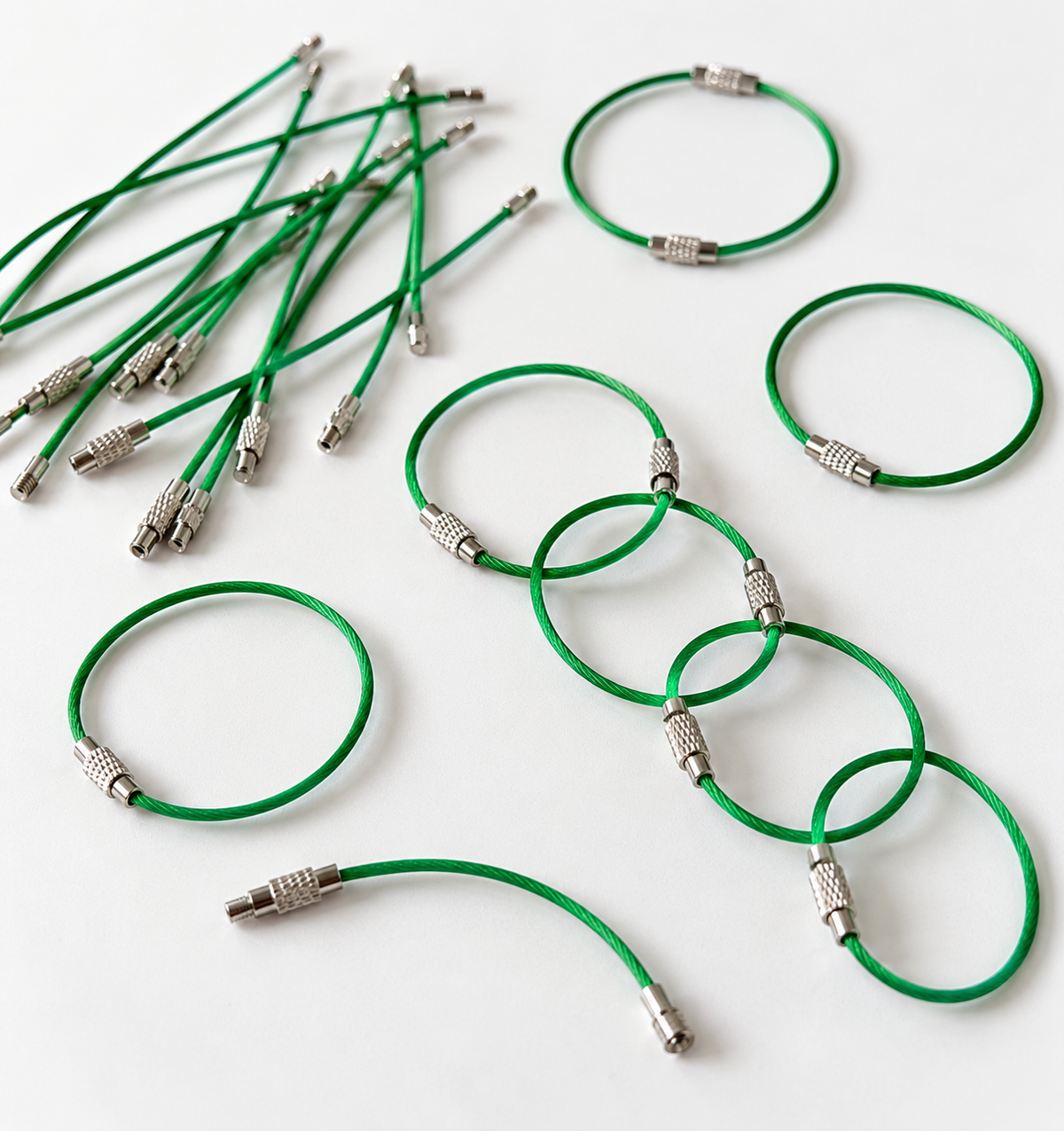 Threading & Connecting Wires – Pack of 10 | Multi-Purpose Loose Parts for Open-Ended Play