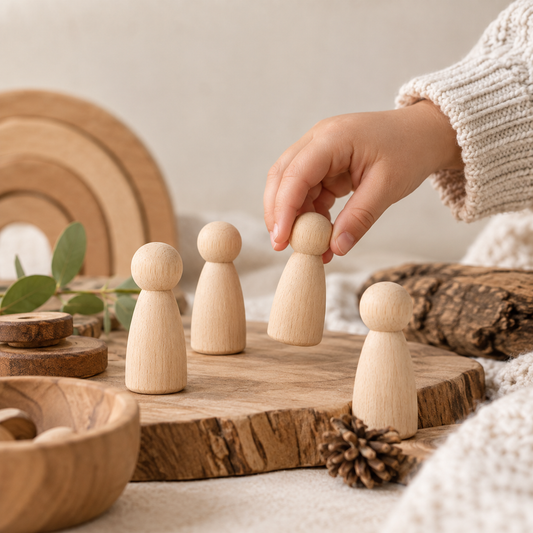 Wooden Peg Person | Open-Ended Play & Imagination