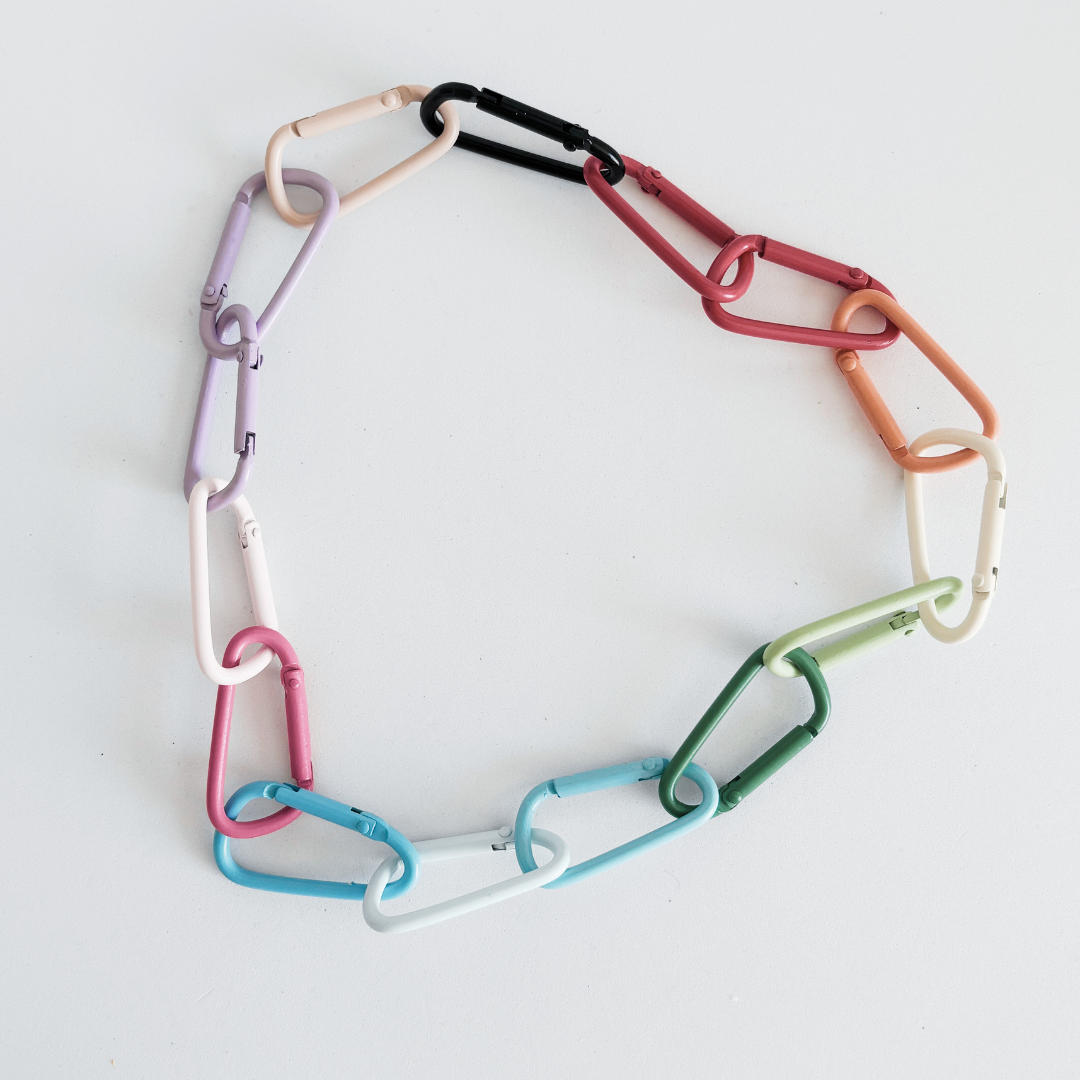 Pastel Connecting Links – Set of 15 | Linking, Threading & Patterning Play