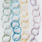 Pastel Loose Parts Rings – 50 Piece Set | Connecting, Sorting & Patterning Play