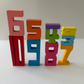 10 Colorful Number Stacking Building Blocks Set