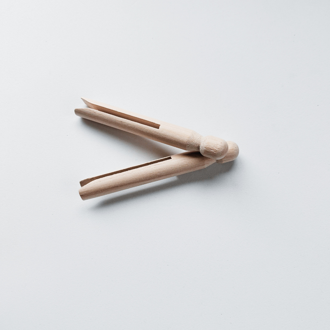 Wooden Peg | A Tactile Tool for Sensory Exploration