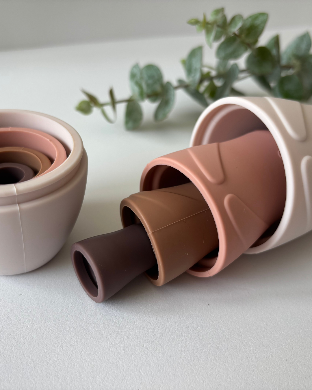 Nesting Silicone Bears | Stack, Nest & Explore | Supports Enclosure Urge & Sensory Development