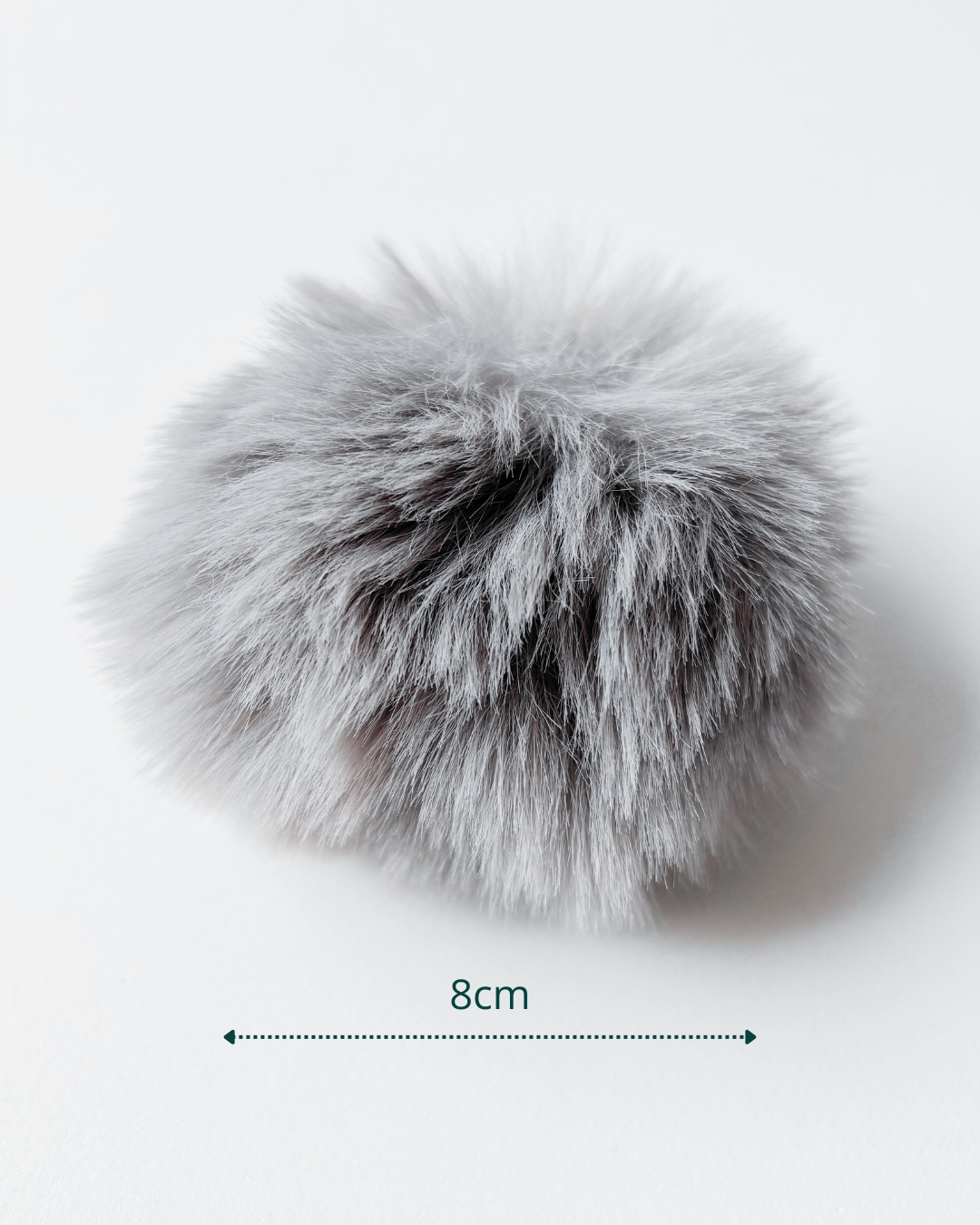 Grey Pom Pom | A Soft Sensory Resource for Tactile Play | Ages 0+