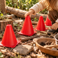 Set of 8 Orange Cones