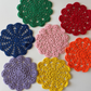 Crochet Flowers |Tactile Loose Parts | Open-Ended Play Set | Textural Sensory Exploration