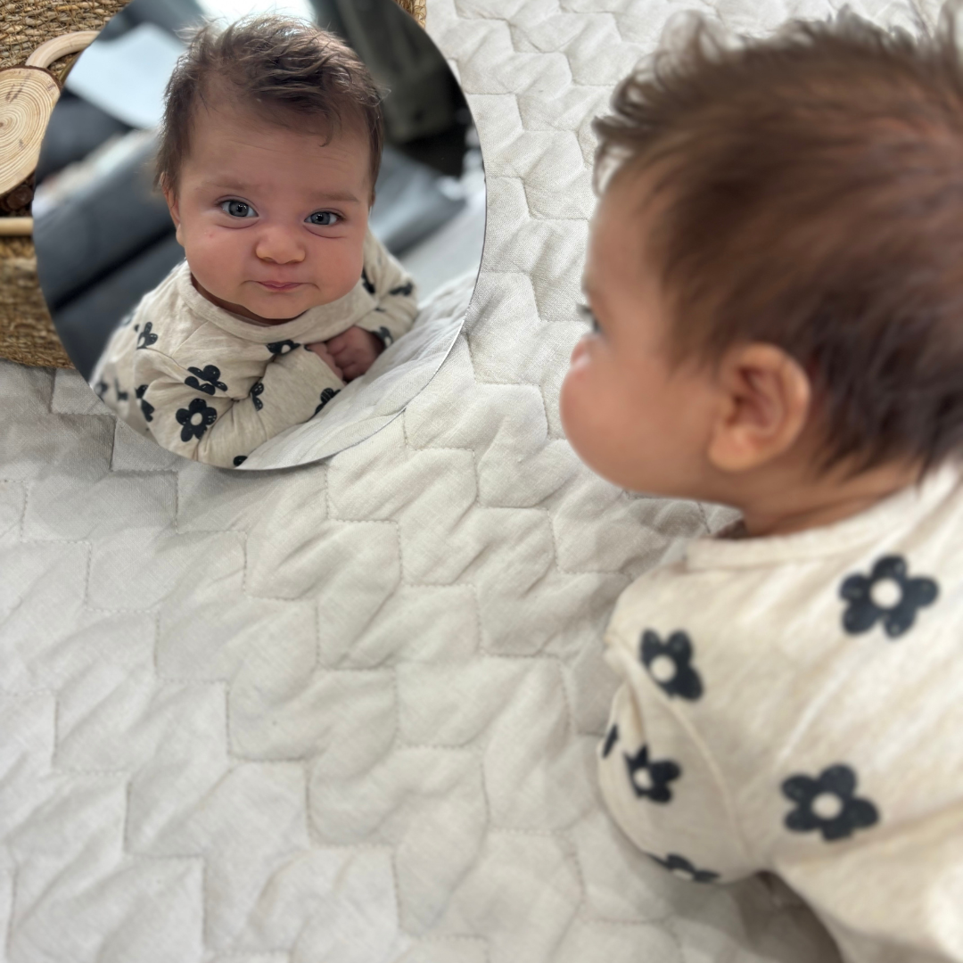 Play Mirror | Safe Mirror for Tummy Time & Sensory Play