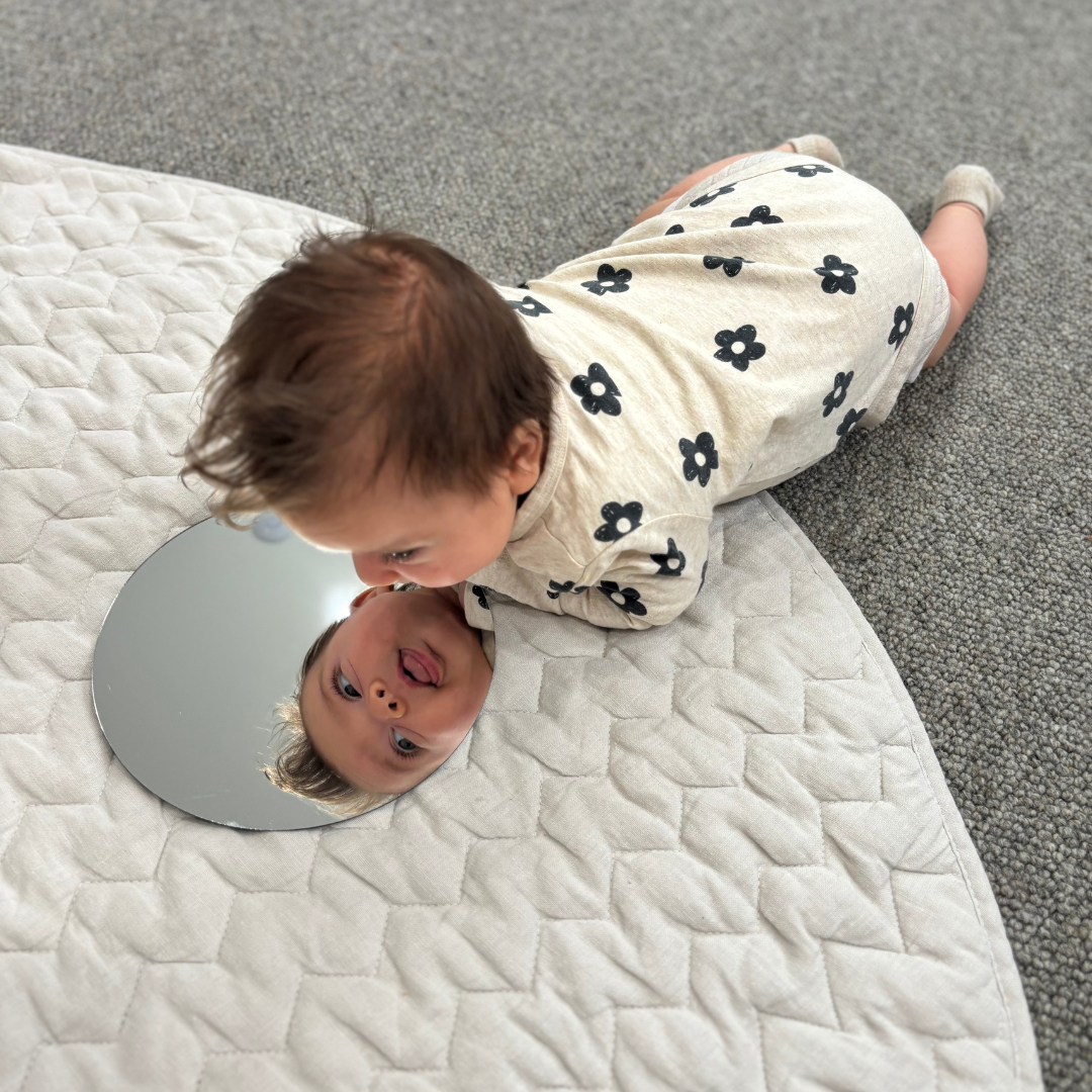 Play Mirror | Safe Mirror for Tummy Time & Sensory Play
