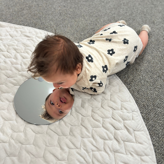 Play Mirror | Safe Mirror for Tummy Time & Sensory Play