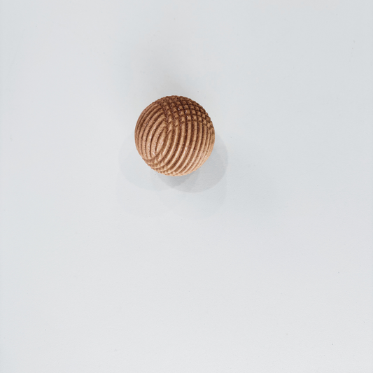 Textured Wooden Sensory Ball – 4.5cm | Tactile Loose Part for Play