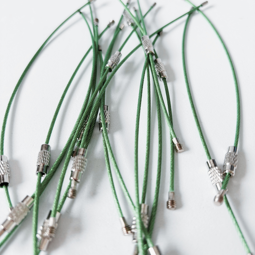 Threading & Connecting Wires – Pack of 10 | Multi-Purpose Loose Parts for Open-Ended Play