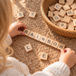 Wooden Alphabet Set | Literacy, Patterning & Sequencing Play | Sensory Learning Resource | Ages 3+