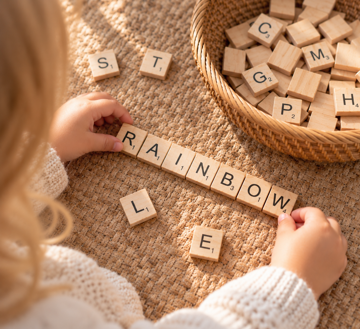 Wooden Alphabet Set | Literacy, Patterning & Sequencing Play | Sensory Learning Resource | Ages 3+