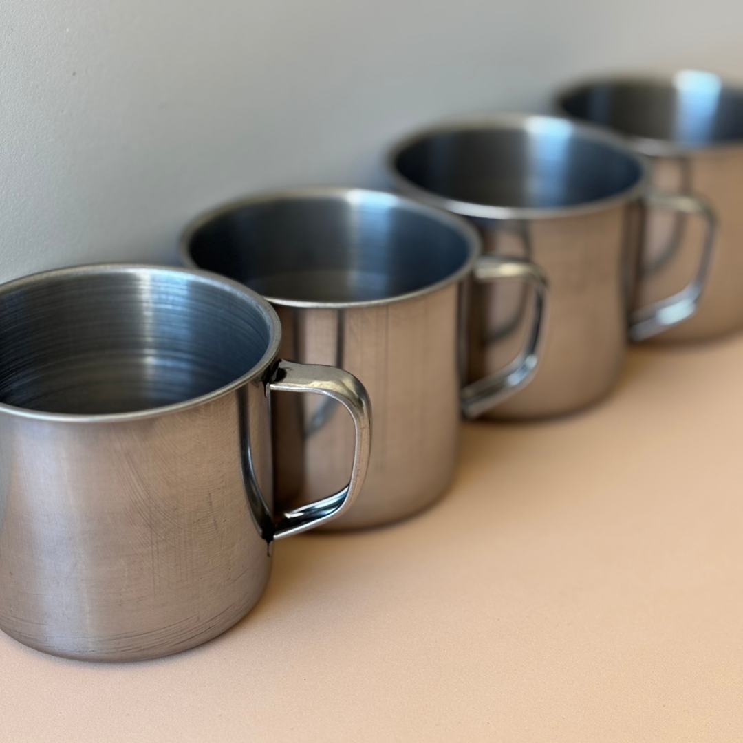 Small Stainless Steel Cup - Set of 2