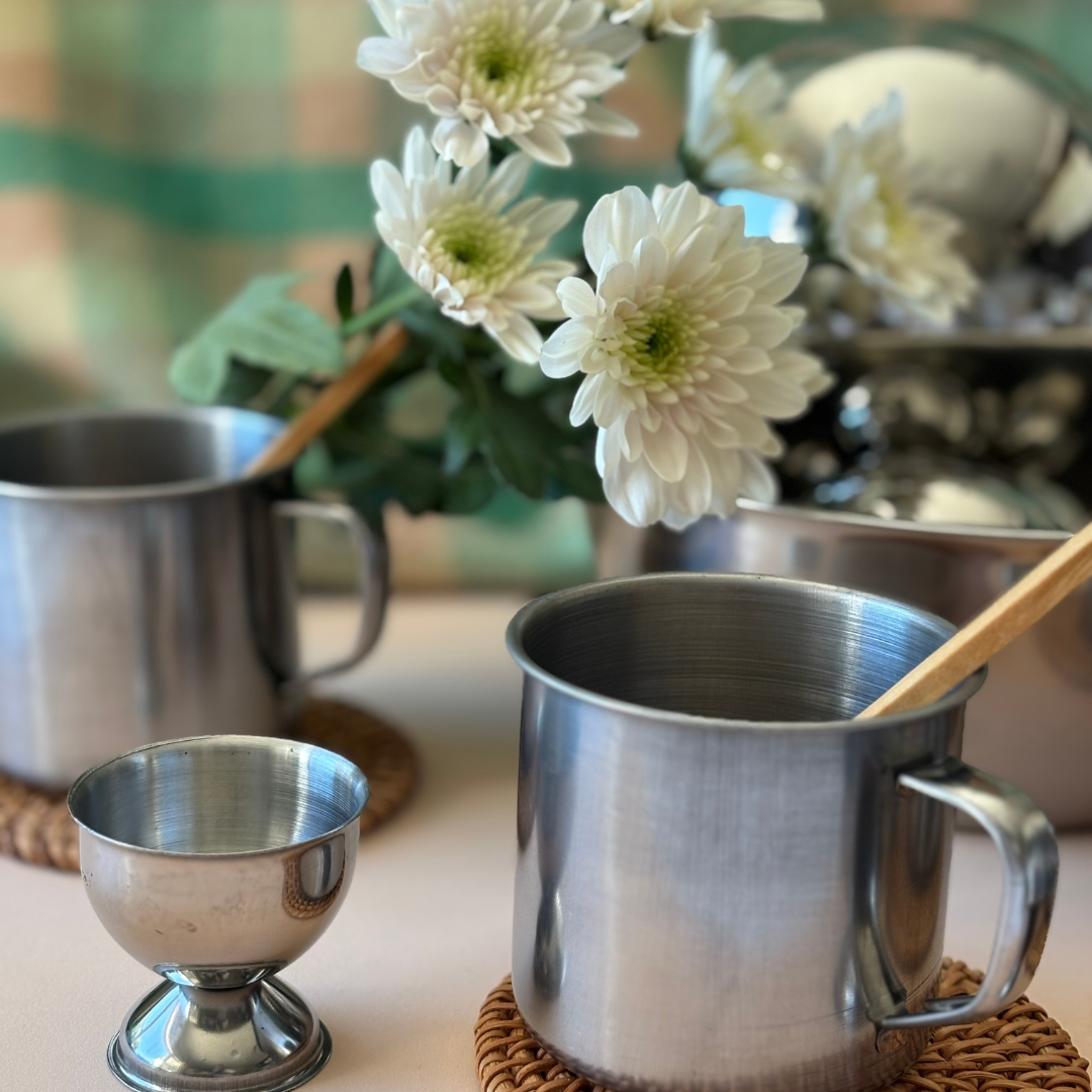 Small Stainless Steel Cup - Set of 2