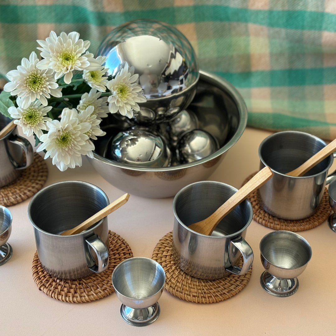 Small Stainless Steel Cup - Set of 2