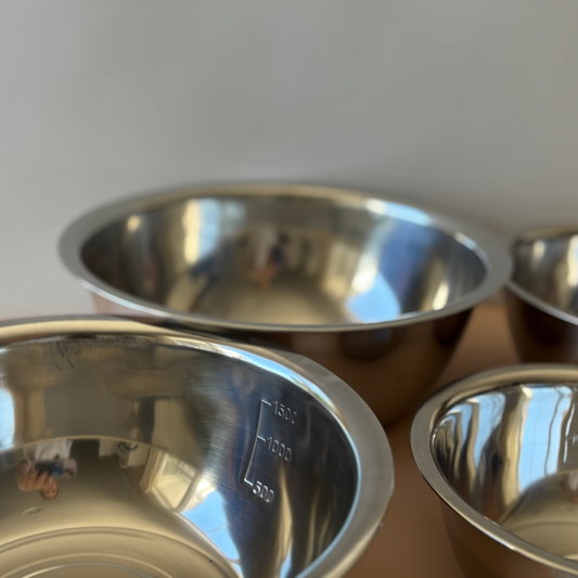 Stainless Steel Nesting Bowls | Sensory Play Essential | Heuristic Learning Tool | Ages 2+