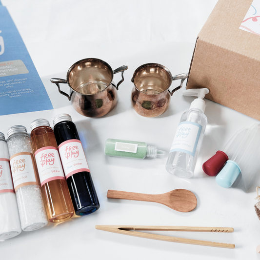 Transforming–Transformation Play Kit | Cause & Effect Exploration | Copper