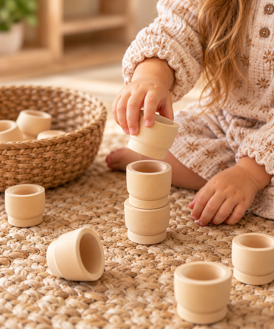 Set of 10 Discovery Cups | Open-Ended Play & Imaginative Exploration | Ages 3+