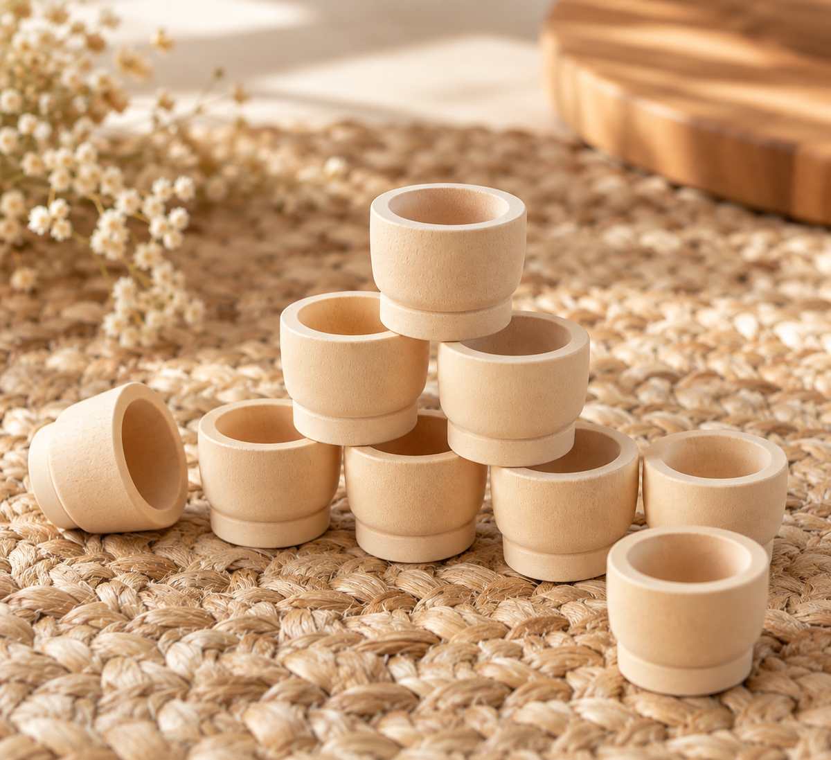 Set of 10 Discovery Cups | Open-Ended Play & Imaginative Exploration | Ages 3+