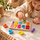 10 Colorful Number Stacking Building Blocks Set