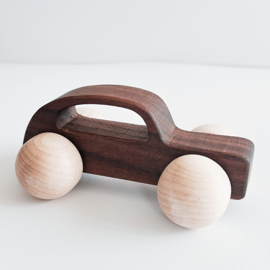 Baby Wooden Car | Beech Wood |transportation urge| 10cm | Ages 0+